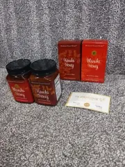 2 Pack New Zealand 100% Pure Raw Kanuka & Manuka Honey 500g (1.1 Ib) Gift Set