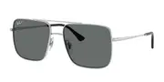 Ray-Ban RB3758 Ari Polarized 003/81 Men's Sunglasses Silver Size 54