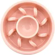 COLLBATH Healthy Pet Feeding Bowl Slow Feeder Plastic Suitable for Dogs Puppies Cats