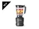 NutriBullet NBF50600AK Black 64oz Blender Pitcher Jar Size Blender 5 speeds
