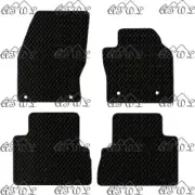FITS FORD C MAX 2015 TO 2019 TAILORED BLACK RUBBER CAR FLOOR MATS SET. (4 CLIPS)