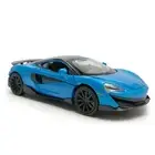 1:32 McLaren 600LT Model Car Diecast Metal Toy Cars Light Sound Boys Toys Blue