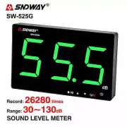 SNDWAYSW-525 30-130dB Digital Sound Level Meter Wall Mounted Noise Decibel Meter