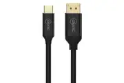 Cruxtec 2m USB-C Male to DisplayPort V1.4 Male Cable - Black [CD8K-02-BK]