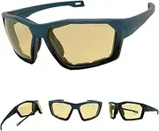 SOL PRO Anti-Fog Motorcycle Riding Glasses, Safety Eyewear, Wrap Around, Foam Padding, Dustproof Windproof, For Men Women