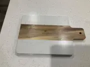 LUCCA Marble and Acacia Charcuterie Board Pattern 1