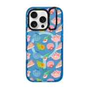 iPhone 16 Pro Impact Ring Stand Case MagSafe Compatible SEA SHELLS