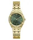 Guess Ladies Watch Wristwatch Cosmo GW0033L8 Stainless Steel Gold