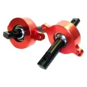 For 92-00 Civic 94-01 Integra Blox Rear Trailing Arm Spherical Bearing Kit Red
