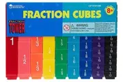 Fraction tower cubes set