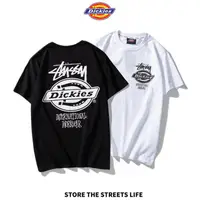 在飛比找蝦皮購物優惠-迪凱思 Dickies & STUSSY 時尚純棉經典印花中