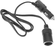 HEALEEP Cigarette Lighter Extension Cable for All Vehicles Durable Power Cord with Gauge Wire for Car Electronics Easy to Install and Convenient Power Supply