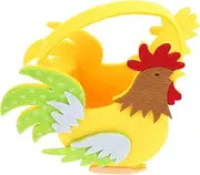 Non-woven Hand Basket Basket Rooster Outing Bag Storage for Nursery Chicken Bag Chicken Birthday Party Supplies Nursery Storage Non-woven Fabric
