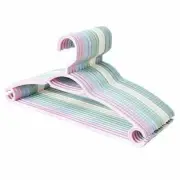 Plastic Hangers Built from Strong Material with Trouser Bar (Pack of 10)