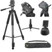 75" PROFESSIONAL LIGHTWEIGHT TRIPOD WITH QUICK RELEASE FOR NIKON D3400 DSLR