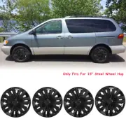 15" 4x Wheel Cover Hub Caps 14 Spoke Fit R15 Tire & Steel Rim For Toyota Sienna (for: Toyota)