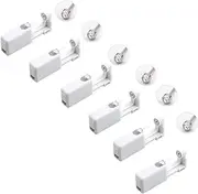 [Generic] Disposable Ear Piercing Gun Kit with Sterile Studs, 6-Pack, White