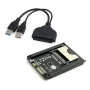 SATA 22Pin to USB 3.0 to CFast Card adapter 2.5 Hard Disk Case SSD Reader for PC