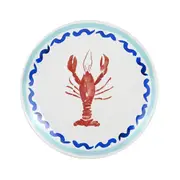 Porto Riviera 30cm Round Porcelain Serving Dish Platter Tableware Lobster
