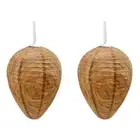 2Pcs Wasp Nest Decoy Beehive Wasp Honey Bee Wasp Hornet Spiral Vortex Cloth4307