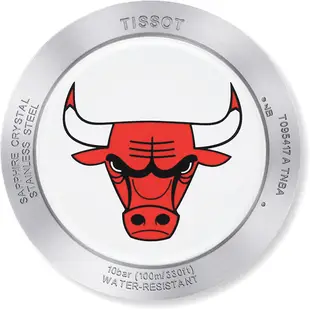 TISSOT 天梭 官方授權 X NBA 芝加哥公牛隊特別版腕錶 送禮推薦-42mm T0954171703704