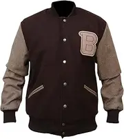 [LP-FACON] Mens Movies Cotton Wool Lightweight Varsity Bomber Jacket Collection