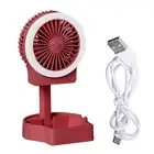 Mini USB Table Desk Personal Fan Quiet Portable USB Plug Personal Fan 3 Speeds
