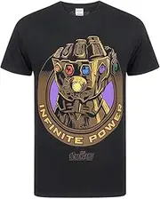Marvel Avengers Infinity War Thanos Gauntlet Men's Adults T-Shirt Top