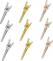 NAMOARLY 9Pcs Portable Game Pegs Finger Shaped Resin Pegs for Board Games Easy Tracking of Scores Fun Gesture Design for Family and Friends