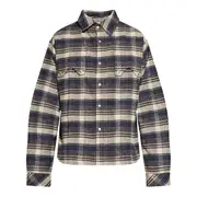 [RHUDE] Flannel Long Sleeve Overshirt