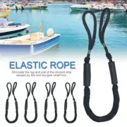 4 Pack Marine Bungee Dock Line Boat Mooring Rope Anchor Cord Stretch Black