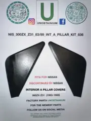 FITS/ FOR NISSAN 300ZX 1983-1989 A PILLER INTERNAL PANEL MIRROR COVERS (for: Nissan)