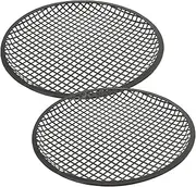 Generic 2pcs Car Audio Speaker Net Decorative Cover Replacement Grill for Car Loudspeakers Durable Mesh Audio Accessories Easy Install for Home Auto Speakers
