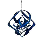 Sill & Sage Blue Mirage Triple Hanging Spinner 35cm Home/Garden Decor Ornament