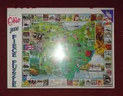 White Mountain Puzzles The Best of Ohio 1000 Piece Jigsaw Puzzle 1993 New