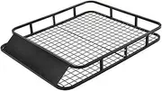 Universal Car Roof Basket 122 X102 X 14.5cm NOT Assembled A3 Steel Luggage Car Roof Rack