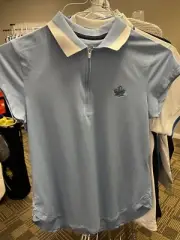 NWT WOMEN'S PETER MILLAR POLO, SIZE: S, COLOR: CBL/W (C319)