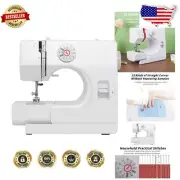 Portable Electric Mini Sewing Machine for Beginners - 12 Stitches & Foot Pedal