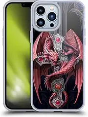 Head Case Designs Officially Licensed Anne Stokes Gothic Guardians Dragons Gel Case [Military Grade Protection] Compatible with Apple iPhone 13 Pro Max