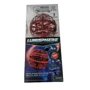 Lumisphere Flying Orb with LED Lights Red UFO Drone Flying Ball