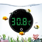 Digital Aquarium Fish Tank Thermometer Temperature Freezer Water Gauge