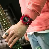 在飛比找momo購物網優惠-【CASIO 卡西歐】G-SHOCK 炫彩音浪 碳核心防護構