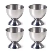 4Pcs Stainless Steel Soft Boiled Egg Cups Holder Tabletop Cup Kitchen Tools Sets