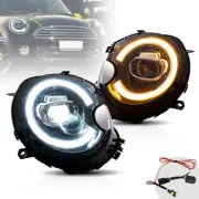 VLAND Headlights Fit 2007-2013 BMW Mini Cooper R55 R56 R57 R58 R59 W/Startup DRL (for: Mini)
