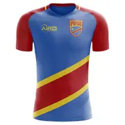 Airo Sportswear 2025-2026 DR Congo Home Concept Football Shirt - Womens Blue Large - UK Size 14