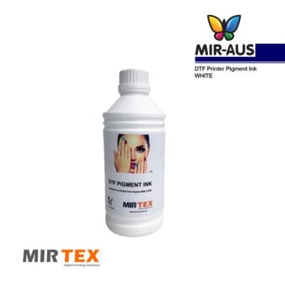 MIR-AUS / MIR TEX DTF White INK 1000ML FOR DTF PRINTERS