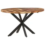 Dining Table 140x80x75cm Solid Acacia Wood vidaXL