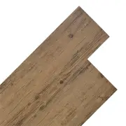 PVC Flooring Planks 5.26 m² 2 mm Walnut Brown