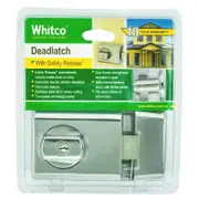 Whitco Bright Chrome Double Cylinder Deadlatch
