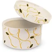 J-Kitchens Shozan Kiln Ohitsu Ichizen (Small Rice Bowl), Pottery, Microwave Safe, Pier, Yellow, φ4.3 x 3.0 inches (11 x 7.5 cm), Ceramic Dishwasher-Safe, Scandinavian Style, Hasamiyaki, Made in Japan